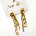 Tennis Chain Earrings