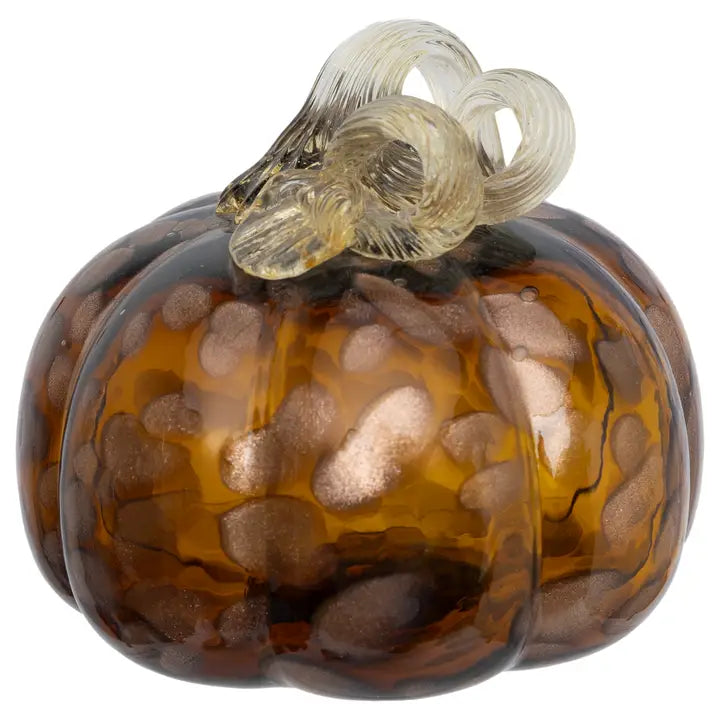 4.75" Coffee Glass Pumpkin