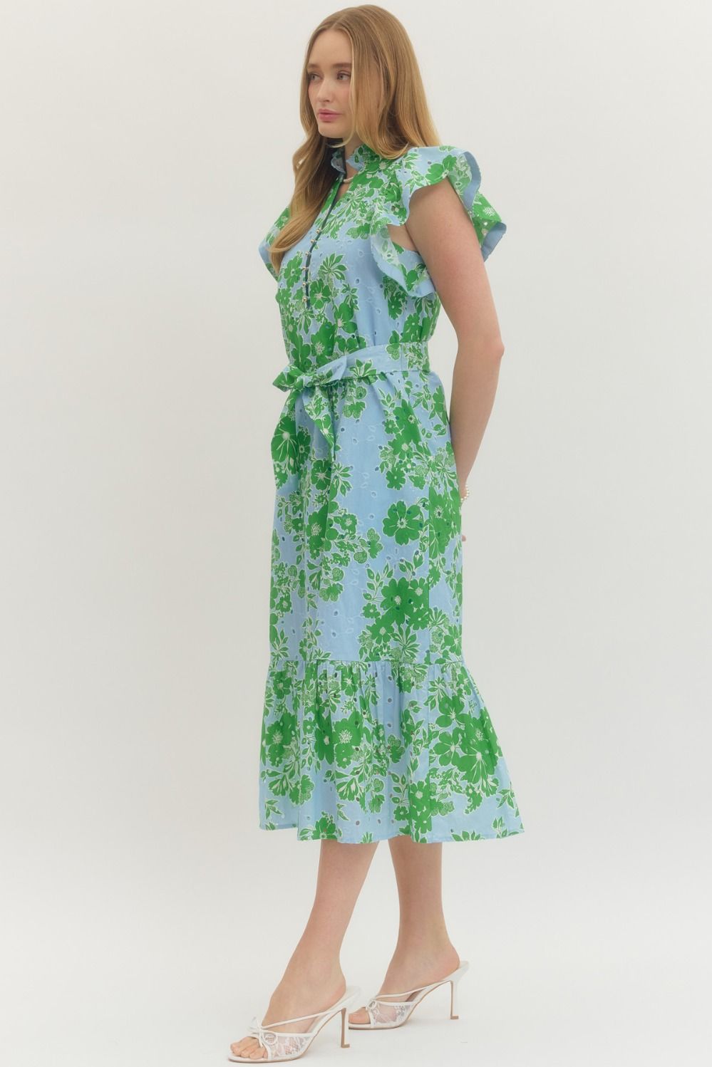 Green Garden Party Dress