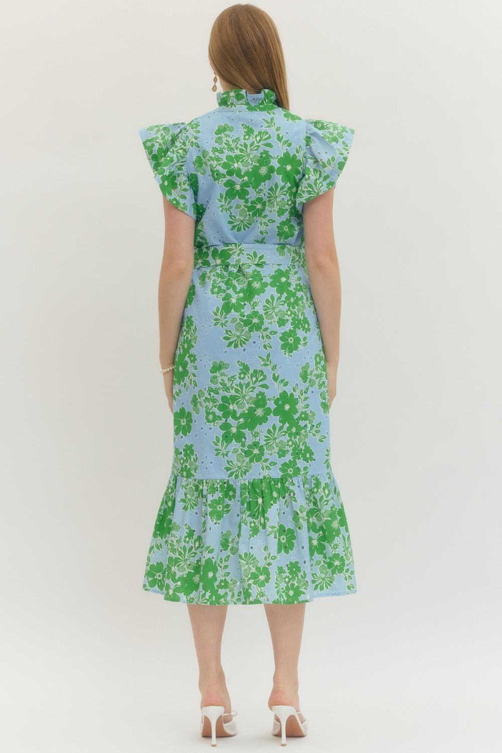 Green Garden Party Dress