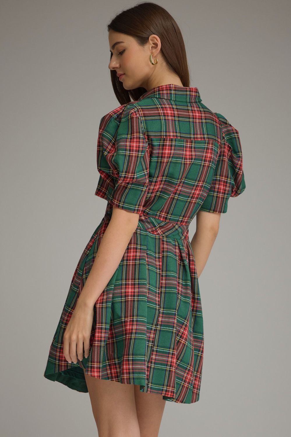 Mistletoe Plaid Dress