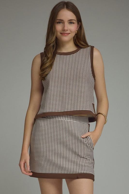 Brown Stripe Set