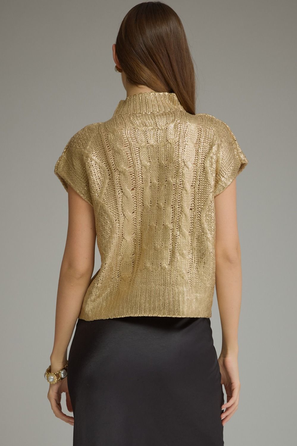 Shiny Sweater Top