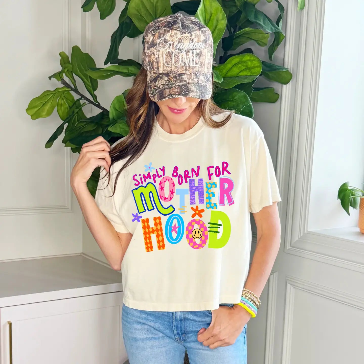 Born For Motherhood Crop Tee