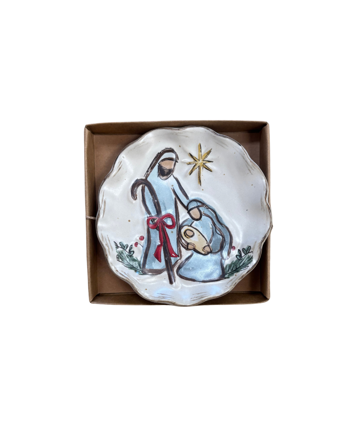 Holy Night Tidbit Plate