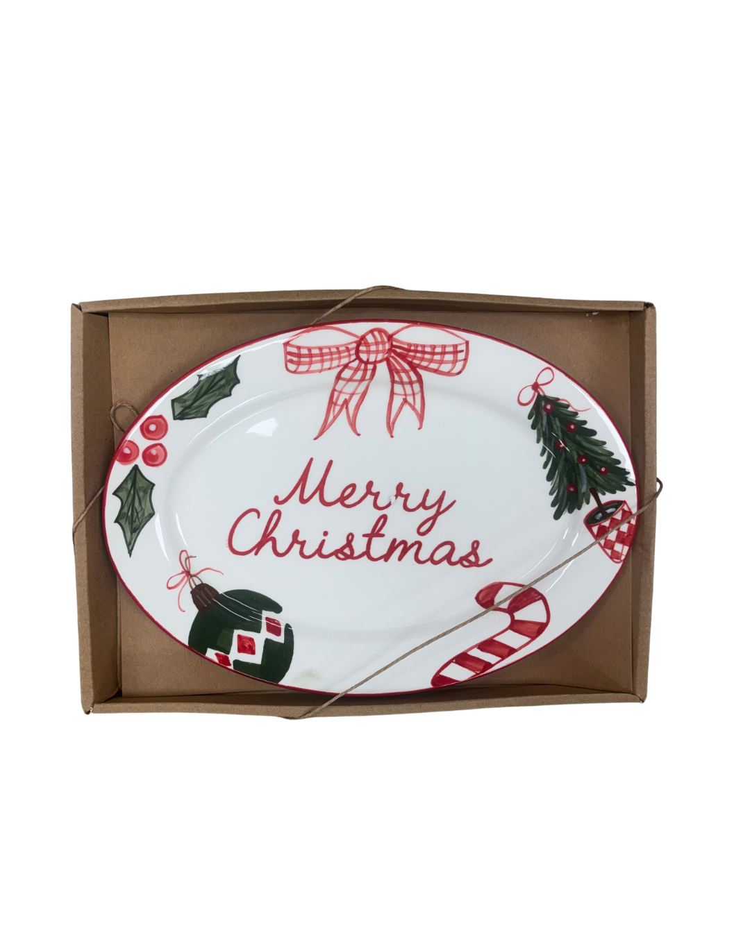Merry Christmas Sentiment Plate