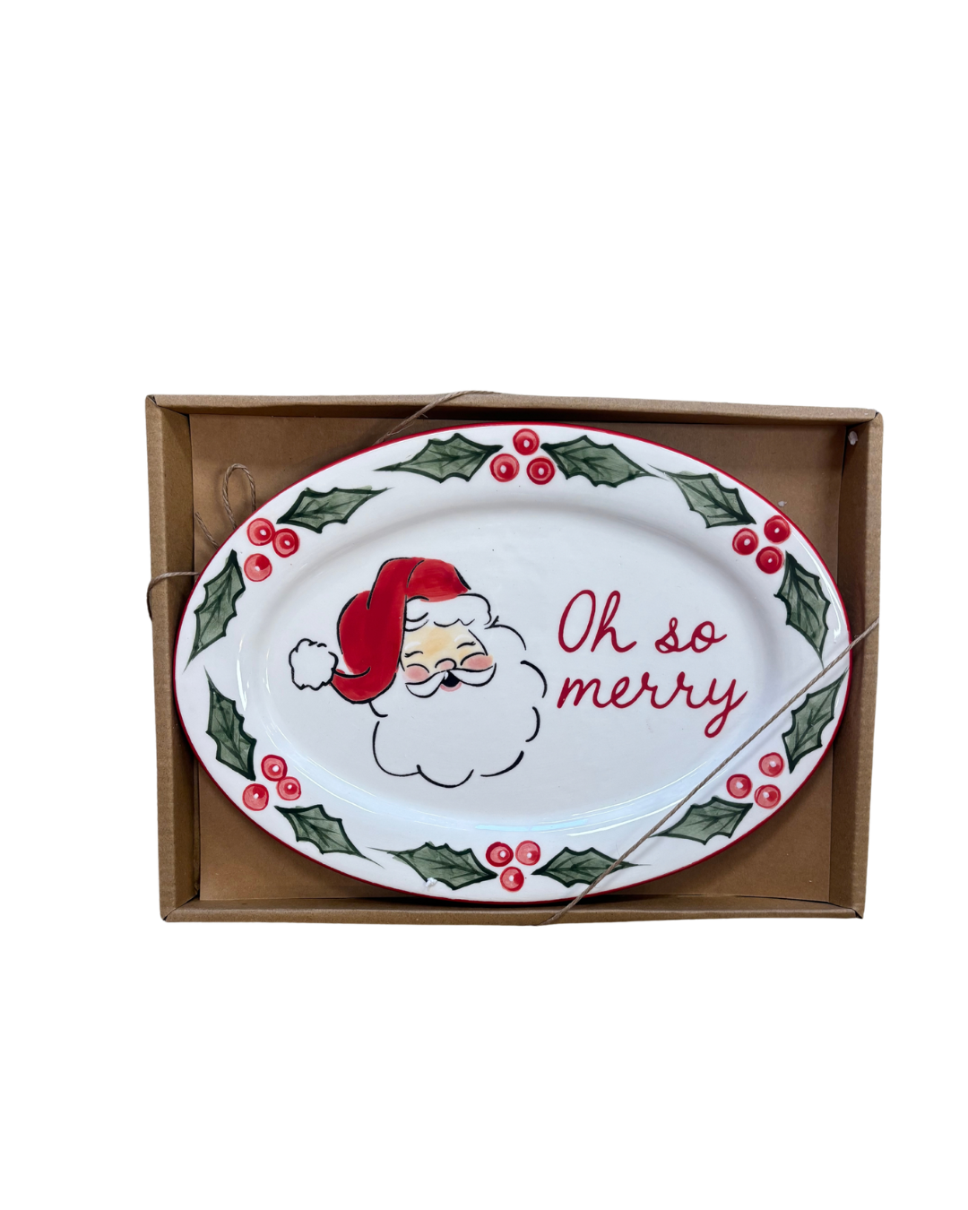 Oh, So Merry Sentiment Plate