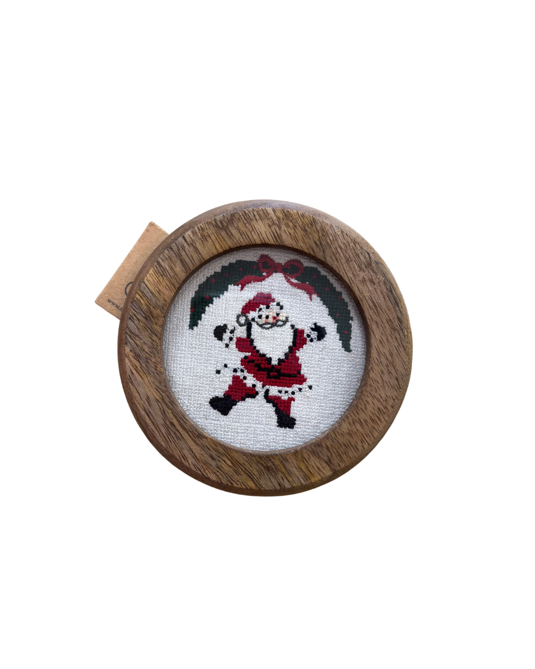 Santa Framed Needlepoint