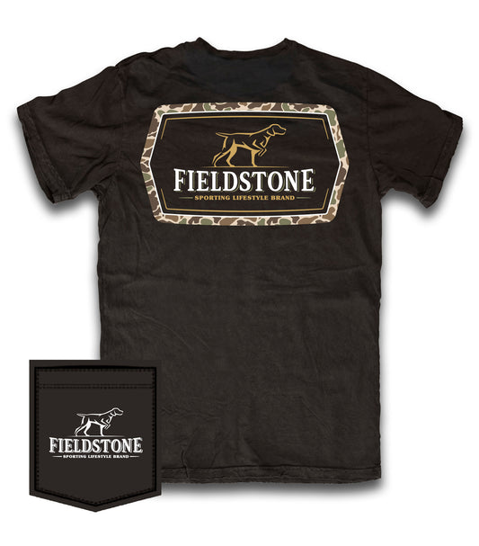 Brown Rectangle Logo T-Shirt