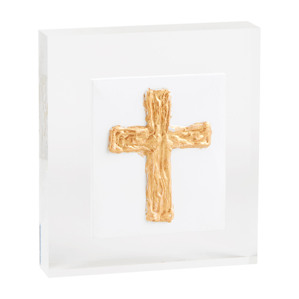 Small Acrylic Cross Plaque