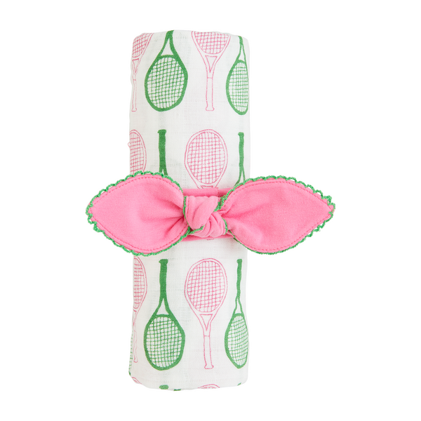 Mud Pie Tennis Swaddle Set