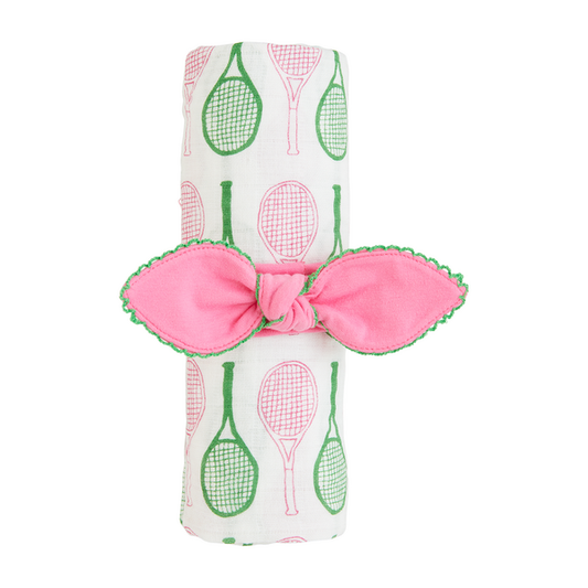 Mud Pie Tennis Swaddle Set