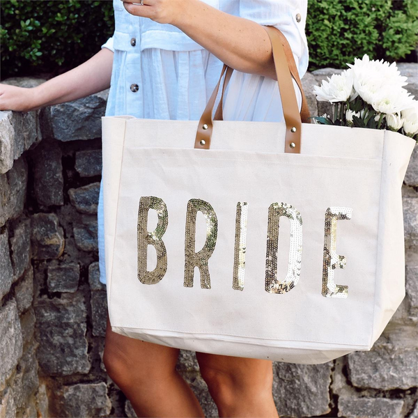 Mud Pie Bride Tote Bag