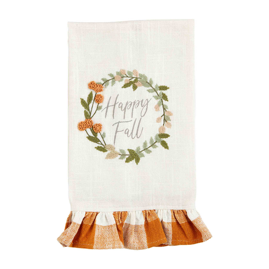 Mud Pie Fall Wreath Towel