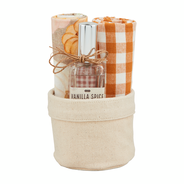 Gingham Towel & Room Spray Gift Set