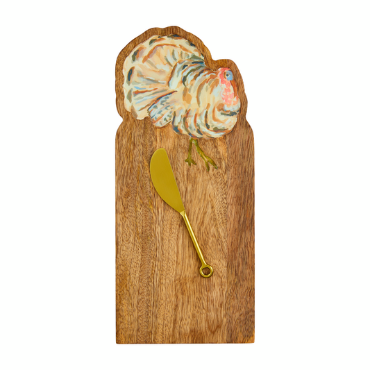 Mud Pie Turkey Enamel Board