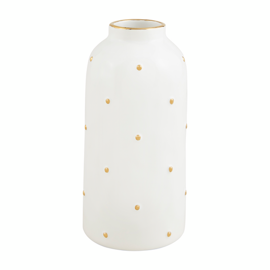 Medium Gold Ceramic Vase