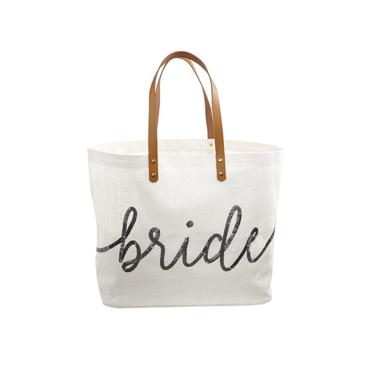 Mud Pie Silver Bride Tote